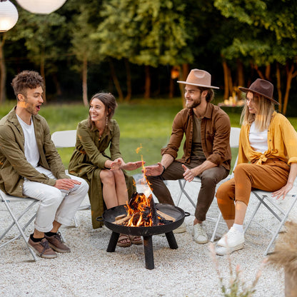 4/6/10-Pack White & Black Plastic Folding Chairs - Indoor/Outdoor, Stackable, Commercial-Grade Steel Frame, 350lb Capacity - Perfect for Events, Weddings, Parties, Picnics, Office, Kitchen, Dining