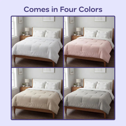 Marshmallow Ultra-Soft Comforter – Double-Stuffed A-Class Fabric, Heat-Adaptive Vegan Fill, OEKO-TEX Certified, Machine Washable