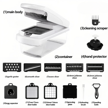 15-in-1 Kitchen Vegetable Chopper